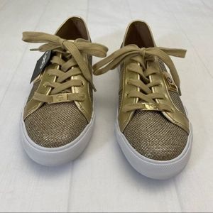 G By Guess Gold Sneakers Size 9